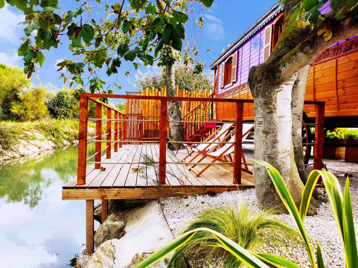 Logis Le Nid Du Pont De Gau Aparthotel แซ็งต์-มารี-เดอ-ลา-แมร์ ภายนอก รูปภาพ